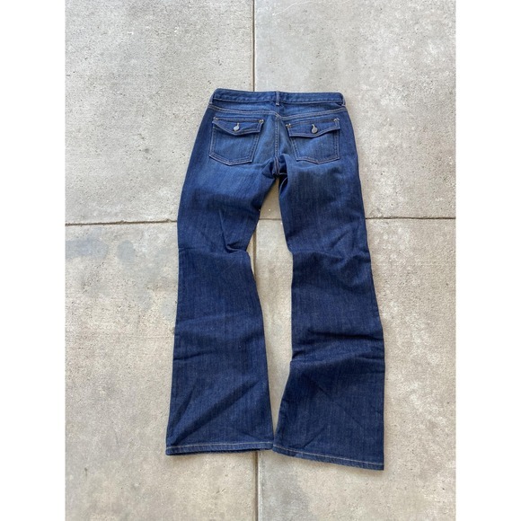 Banana Republic Denim - Vintage Banana Republic Jeans Womens 30x32 6 Blue Mid Rise Bootcut Denim Flap